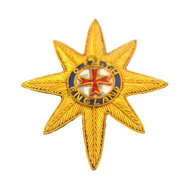 Bullion Gold Wire Star Badge
