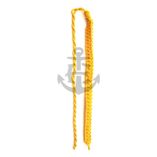 Yellow Silk Shoulder Cord Ceremonial Lanyard