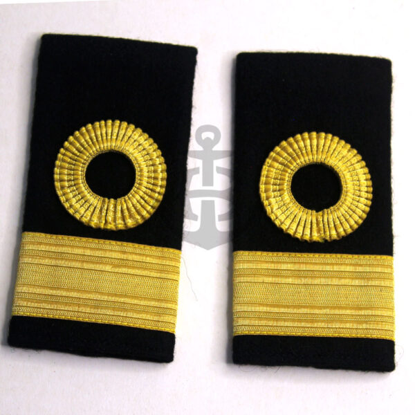 Rank Slide Commodore Epaulets Shoulder Navy Security Uniform Accessories Epaulettes