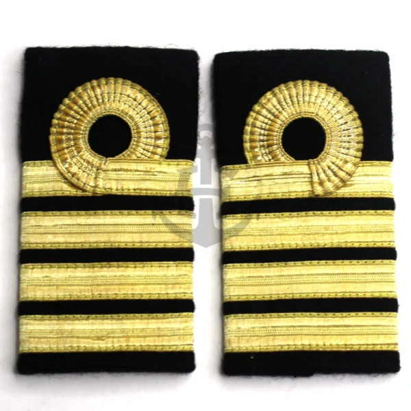 Professional Custom Bullion Wire Patches Shoulder Rank Epaulettes Uniform Epaulettes