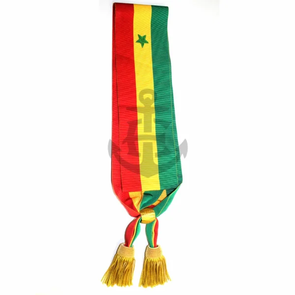 Senegal Graduation Stole Senegal Star Sash