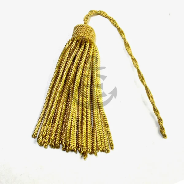 Gold Metal Bullion Wire Tassels