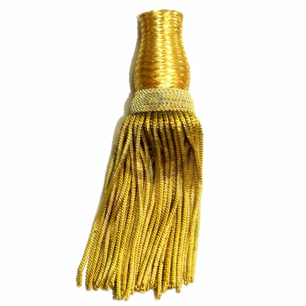 Gold Metallic Bullion Wire Tassels