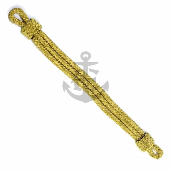 Military Officer Gold Cap Cord