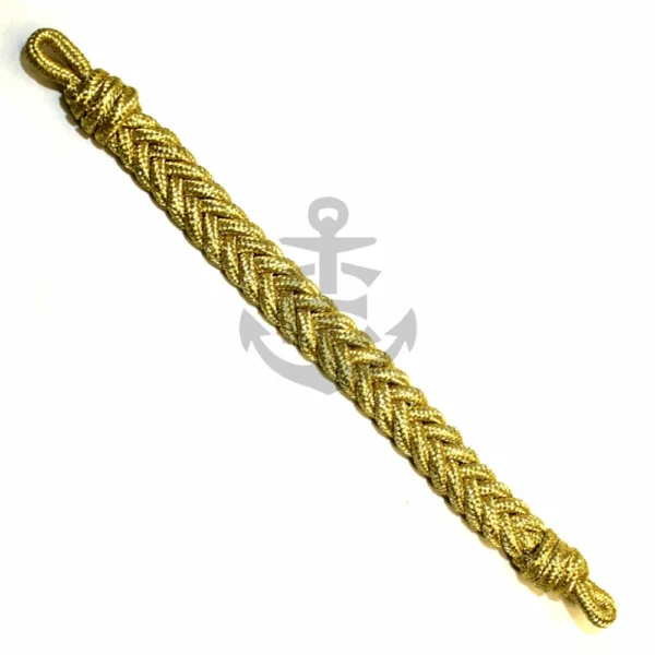 Military Gold Mylar Wire Cap Cord