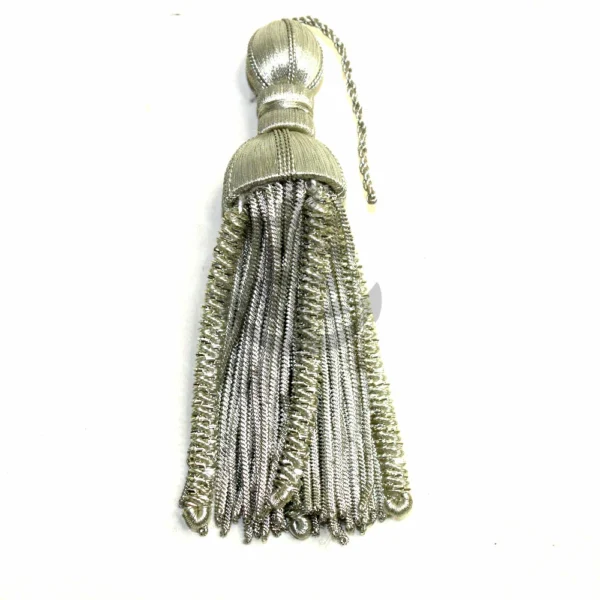 Silver Bullion Wire Decoration Tassel