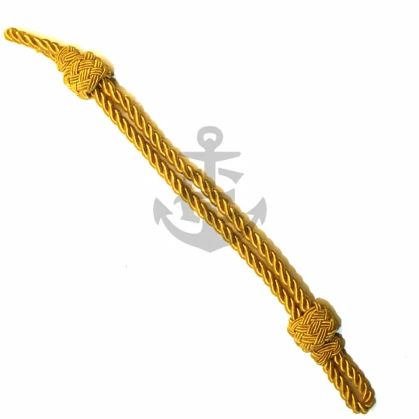 Officer Gold Silk Mylar Cap Cord