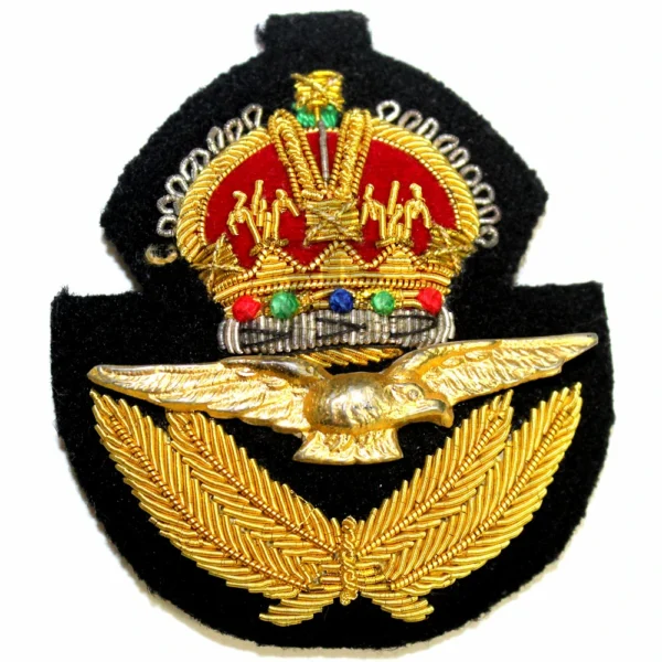 Cap Badge RAAF Officer Bullion