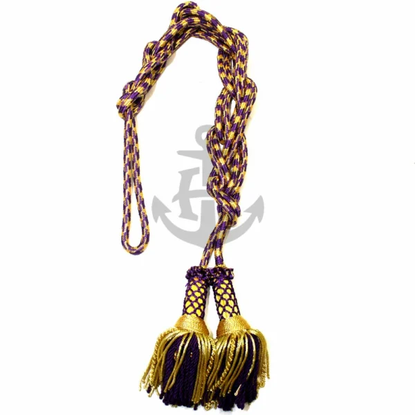 Cinctures Purple and Gold Tassel