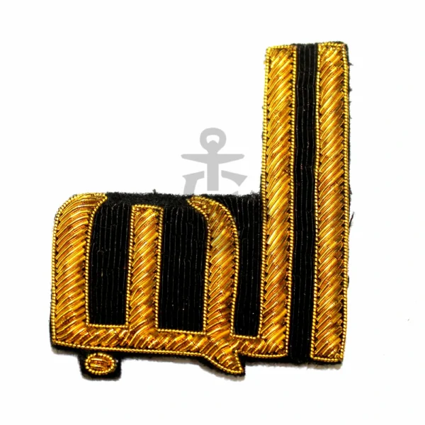 Gold bullion brooch