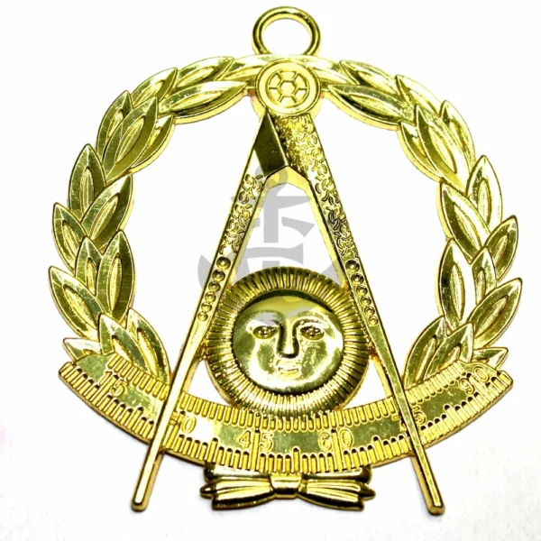 Masonic Past Master Chain Collar Jewel Gold Plated
