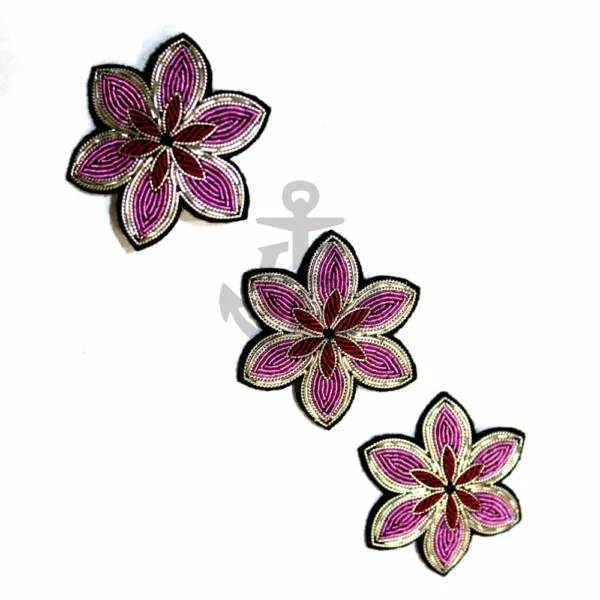 Hand Embroidery Bullion Brooches