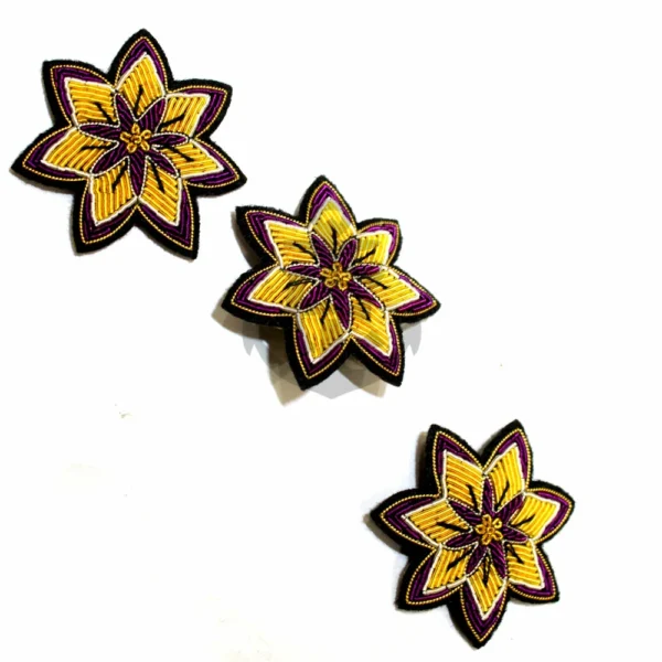 Fashion Creative Bullion Wire Handmade Embroidery Brooches