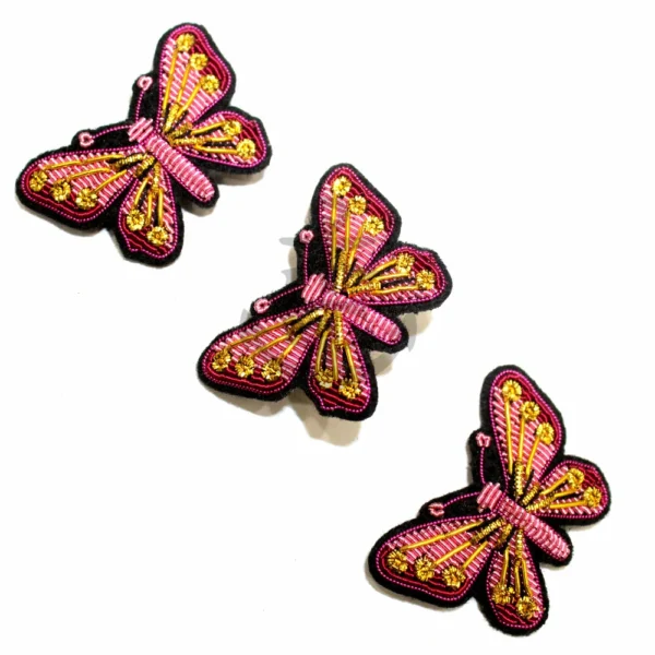 Hand Embroidery Bullion Brooches