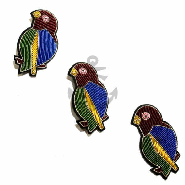 Handmade Embroidered Brooch