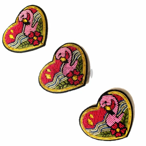 Heart Embroidery patches