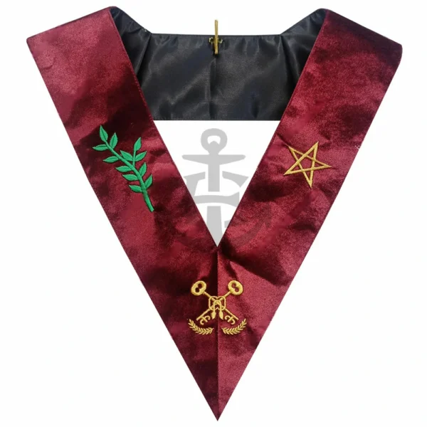 AASR 14TH DEGREE TREASURER COLLAR