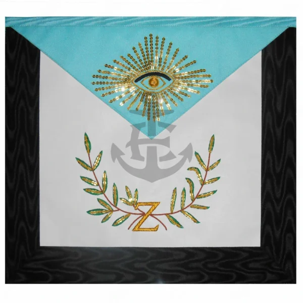 AASR 4TH DEGREE APRON WITH LOGO EMBROIDERY