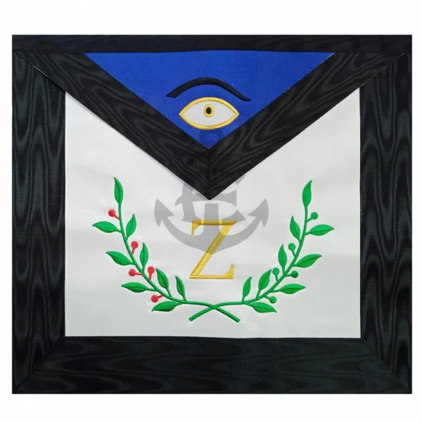 AASR 4TH DEGREE APRON WITH LOGO EMBROIDERY