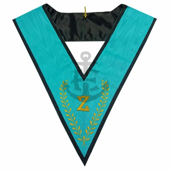 AASR 4TH DEGREE WITH Z LOGO AND EMBROIDERED COLLAR