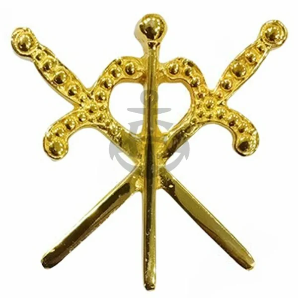 MASONIC REGALIA COLLAR JEWEL OF FRENCH MODERNE CEREMONY MASTER