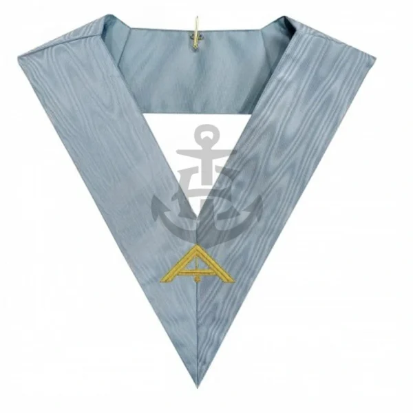MASONIC REGALIA OFFICER'S COLLAR FRENCH MODERNE RITE FIRST GUARD