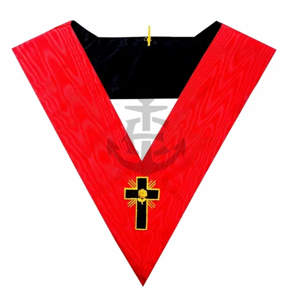 Masonic AASR Collar 18th Degree Hand Embroidered