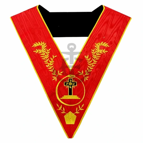 Masonic AASR Collar 18th Degree Knight Rose Latin Cross