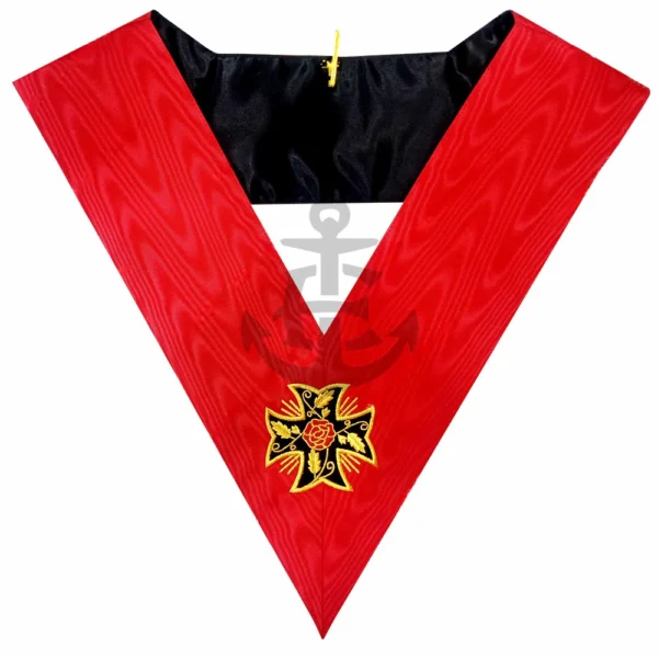 Masonic Officer's collar AASR 18th degree Templar cross