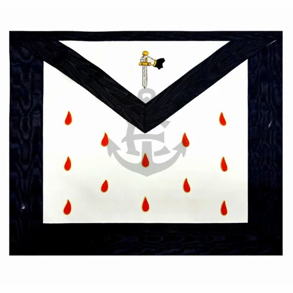 AASR 9TH DEGREE MASONIC APRON HAND EMBROIDERED