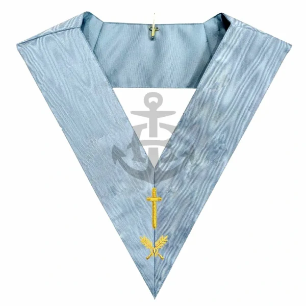 MASONIC REGALIA OFFICER'S COLLAR OF FRENCH ROOFER