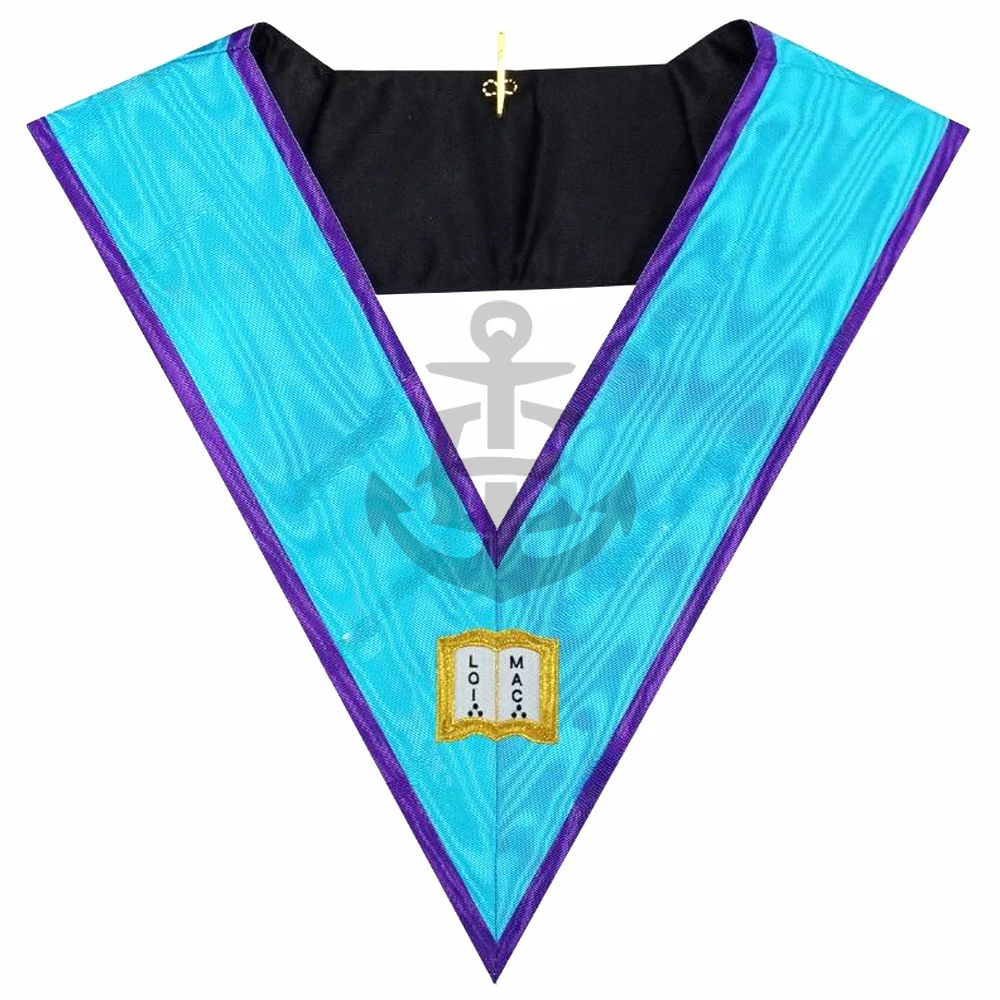 MASONIC REGALIA OFFICER COLLAR OF MEMPHIS ORATOR