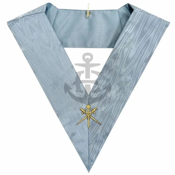 MASONIC REGALIA OFFICER'S COLLAR OF FRENCH CEREMONY MASTER