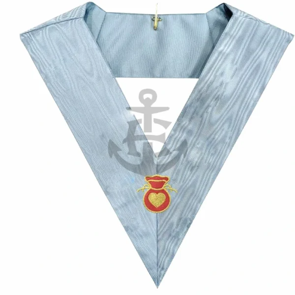 MASONIC REGALIA OFFICER'S COLLAR OF FRENCH HOSPITABLE COLLAR