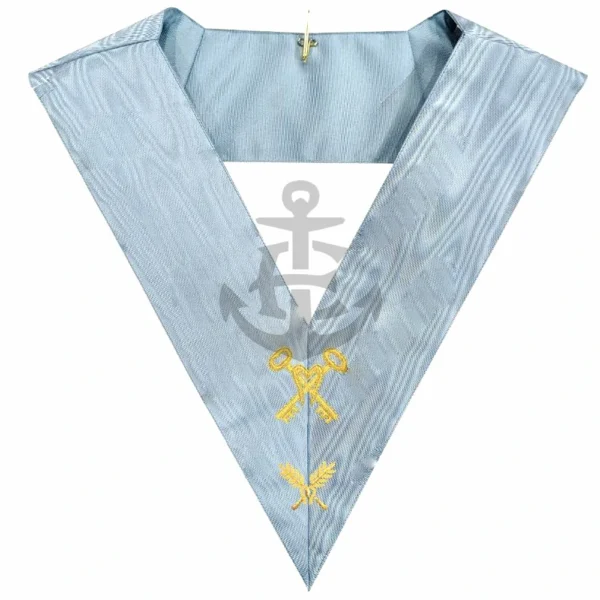 MASONIC REGALIA OFFICER'S COLLAR OF FRENCH TREASURER