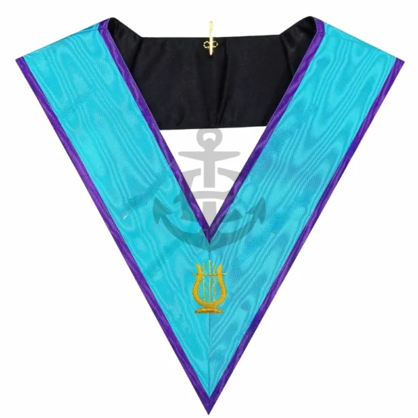 MASONIC REGALIA OFFICER'S COLLAR OF MUSIC MASTER
