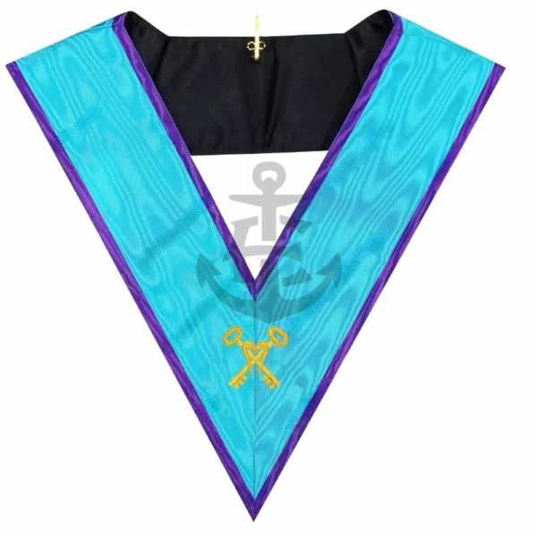MASONIC REGALIA OFFICER'S COLLAR OF TREASURER