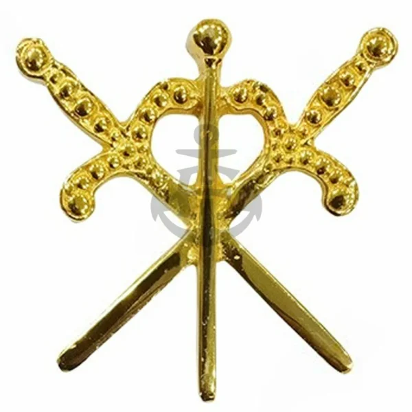 REGALIA GILT JEWEL FOR OFFICER CEREMONY MASTER