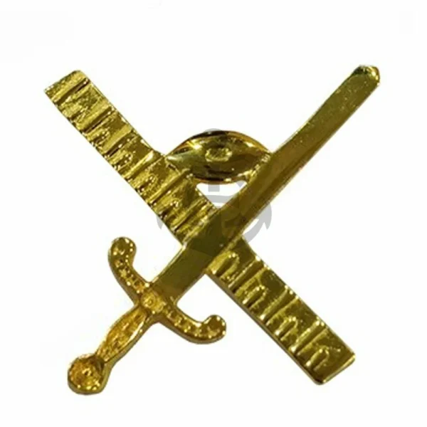 REGALIA GILT JEWEL FOR OFFICER COLLAR EXPERT