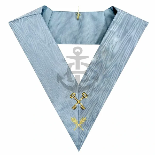 REGALIA OFFICER'S COLLAR OF FRENCH MODERNE RITE TREASURER