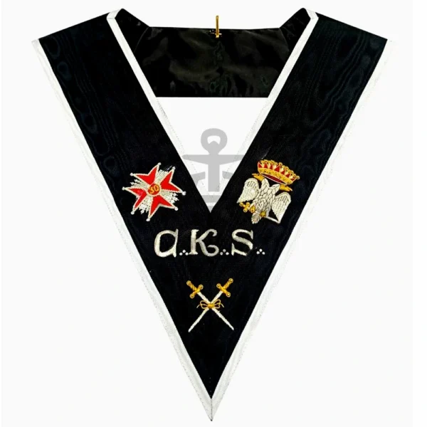 Scottish Rite AASR 30th degree Collar Hand Embroidered