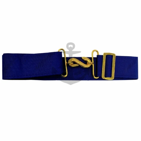 Belt Apron Royal Blue Golden Curls