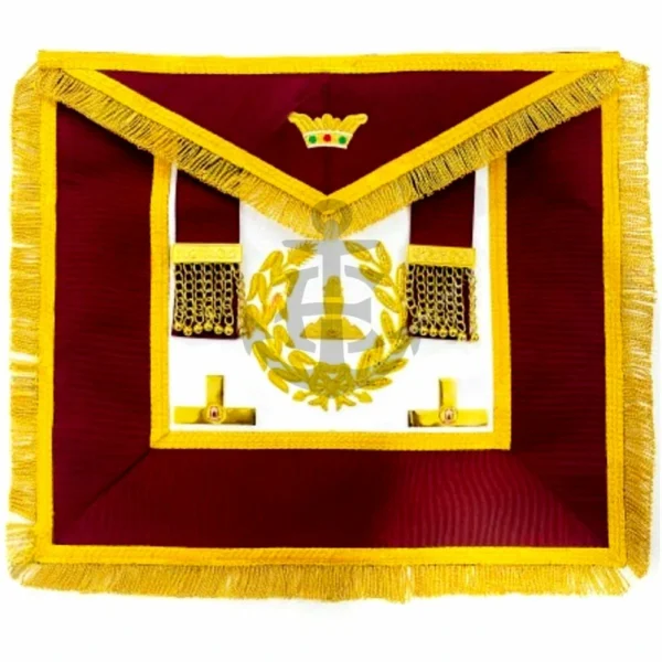 Grand Officer Apron Senior Warden