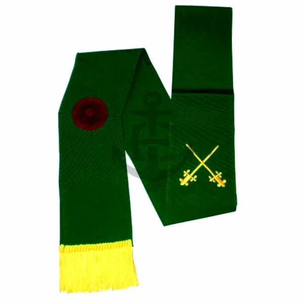 IC Knight Masons Sash Green