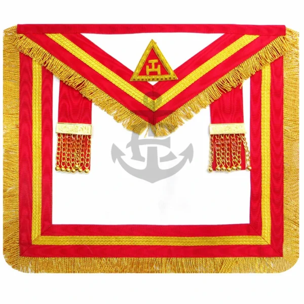 Irish Royal Arch Past King Apron with Fringe