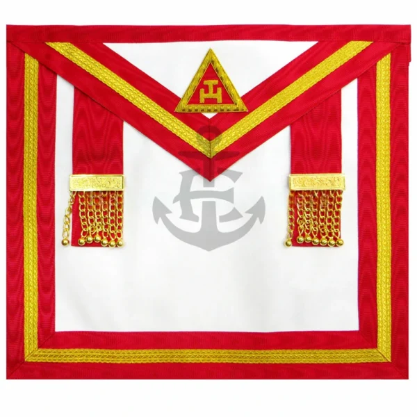 Irish Royal Arch Past King Apron without Fringe