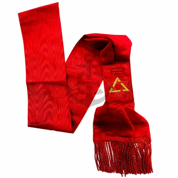 ORDER OF SCARLET CORD CANDIDATES SASH RED