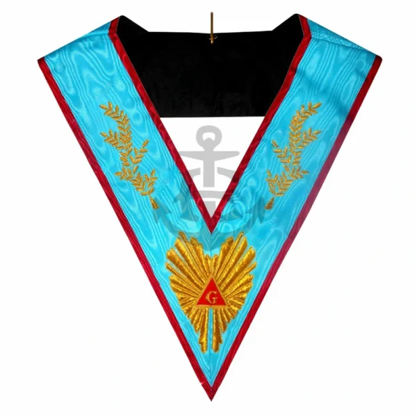 MASONIC WORSHIPFUL MASTER COLLAR AASR