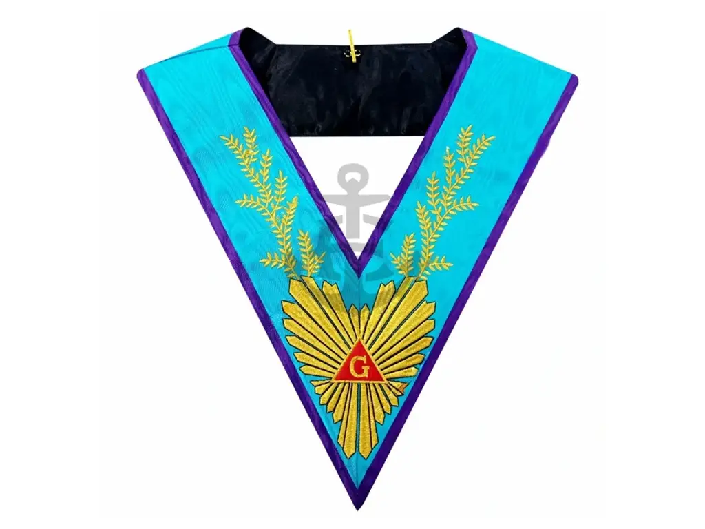 MASONIC WORSHIPFUL MASTER COLLAR MISRAIM RITE