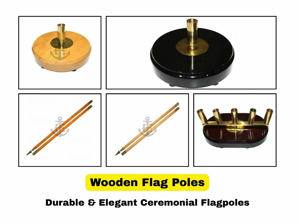 Wooden Flag Poles